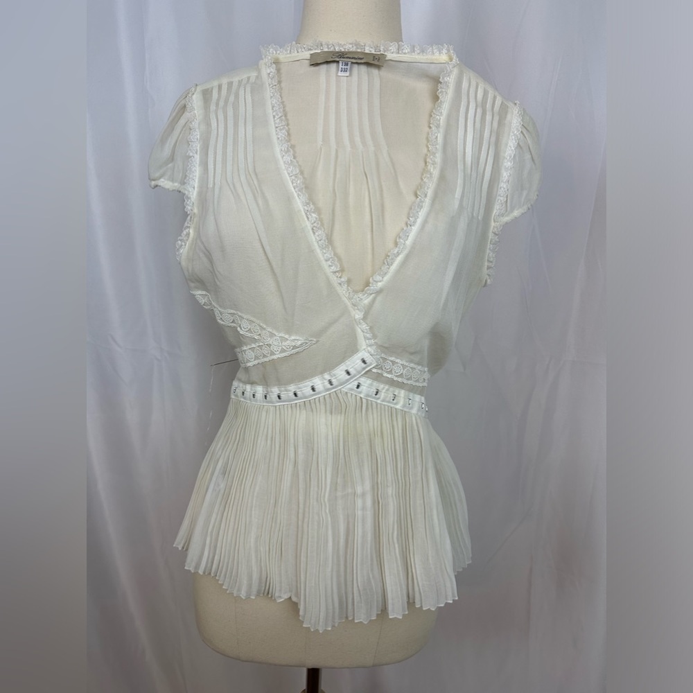 Vintage Y2K Blumarine White Top Sz 38